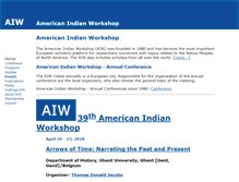 Tablet Screenshot of american-indian-workshop.org